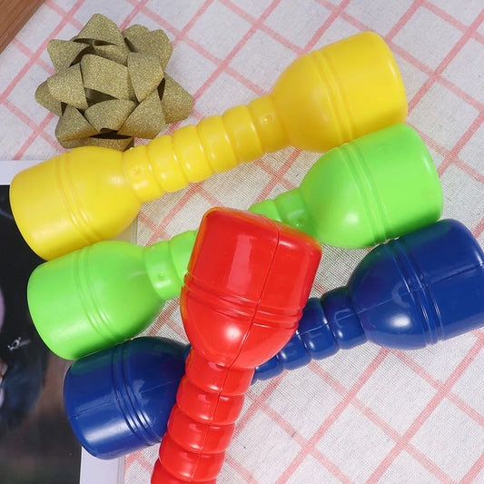 2Pcs Plastic Dumbbells Children'S Sports Fitness Dumbbells Fitness Equipment Children Dumbbell Toddler Toys Fitness kids Barbell