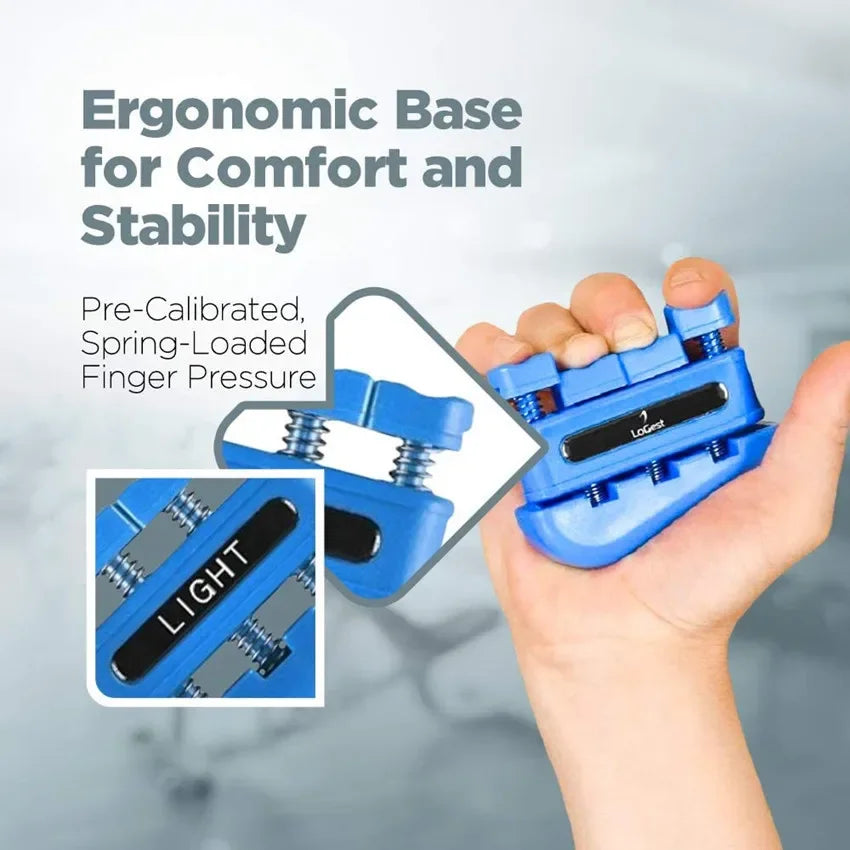 4 in 1 Hand Grips Set with Two Hand Grip Finger Trainer and Finger Rehabilitation Tool Hand Grip Strengthener