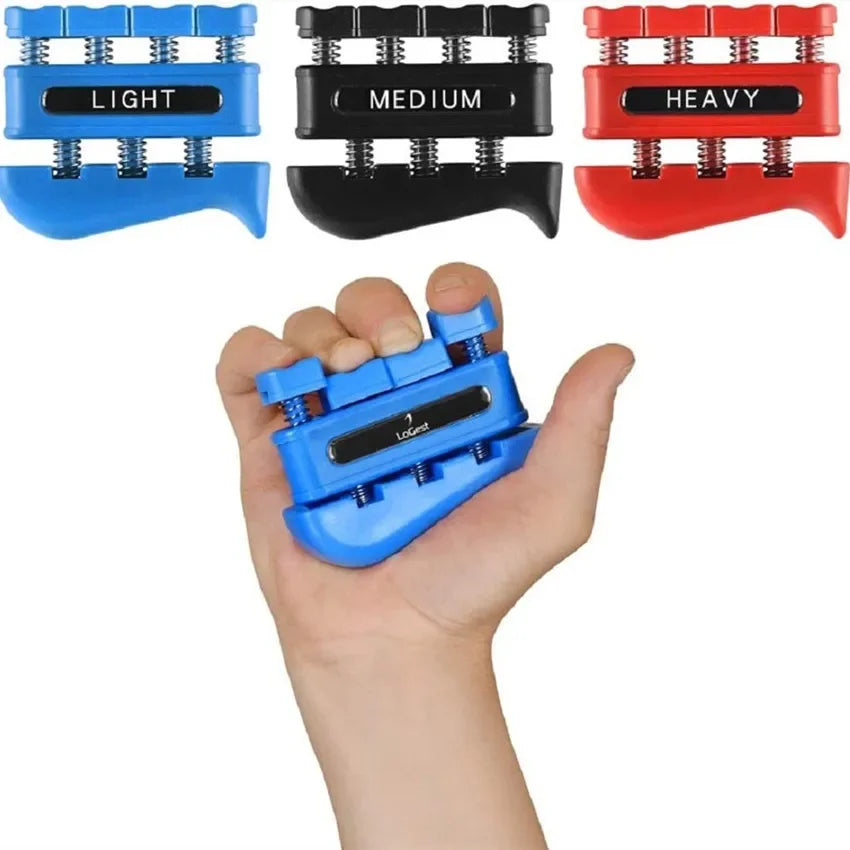 4 in 1 Hand Grips Set with Two Hand Grip Finger Trainer and Finger Rehabilitation Tool Hand Grip Strengthener