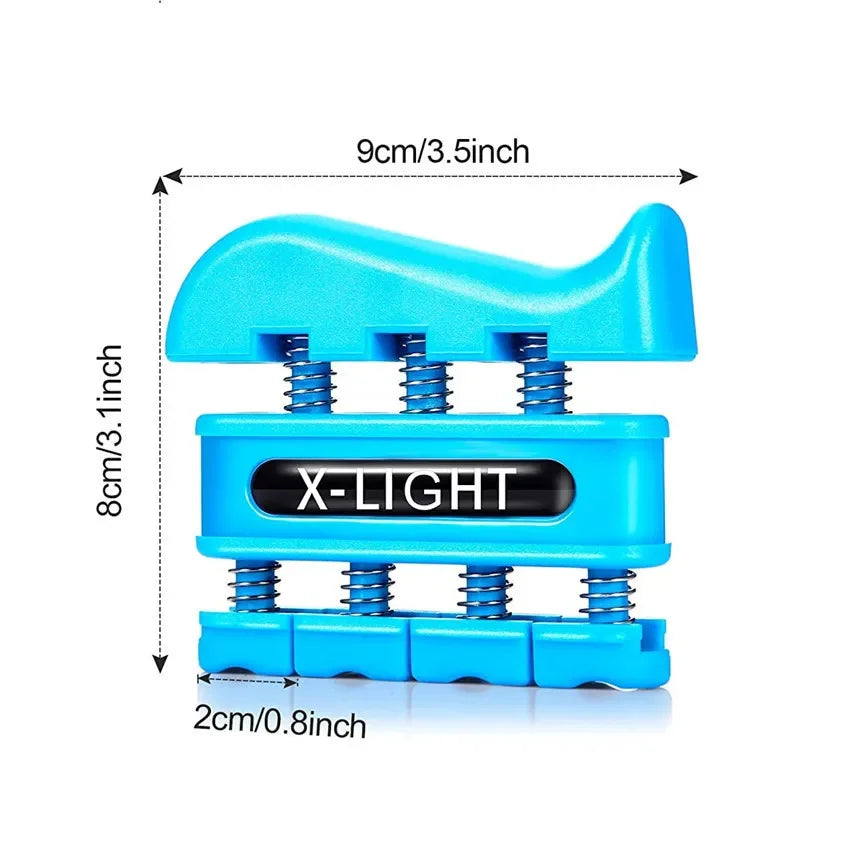 4 in 1 Hand Grips Set with Two Hand Grip Finger Trainer and Finger Rehabilitation Tool Hand Grip Strengthener
