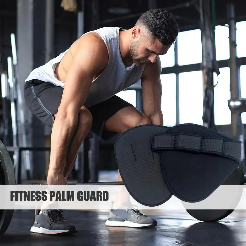 Gym Hand Grips 4 Fingers Neoprene Workout Grips The Alternative To Weight Lifting Gloves For Calisthenics Weightlifting Pull-Ups